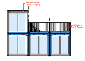 Eventcontainer – Aufbau aus 4 Container - Bild 1