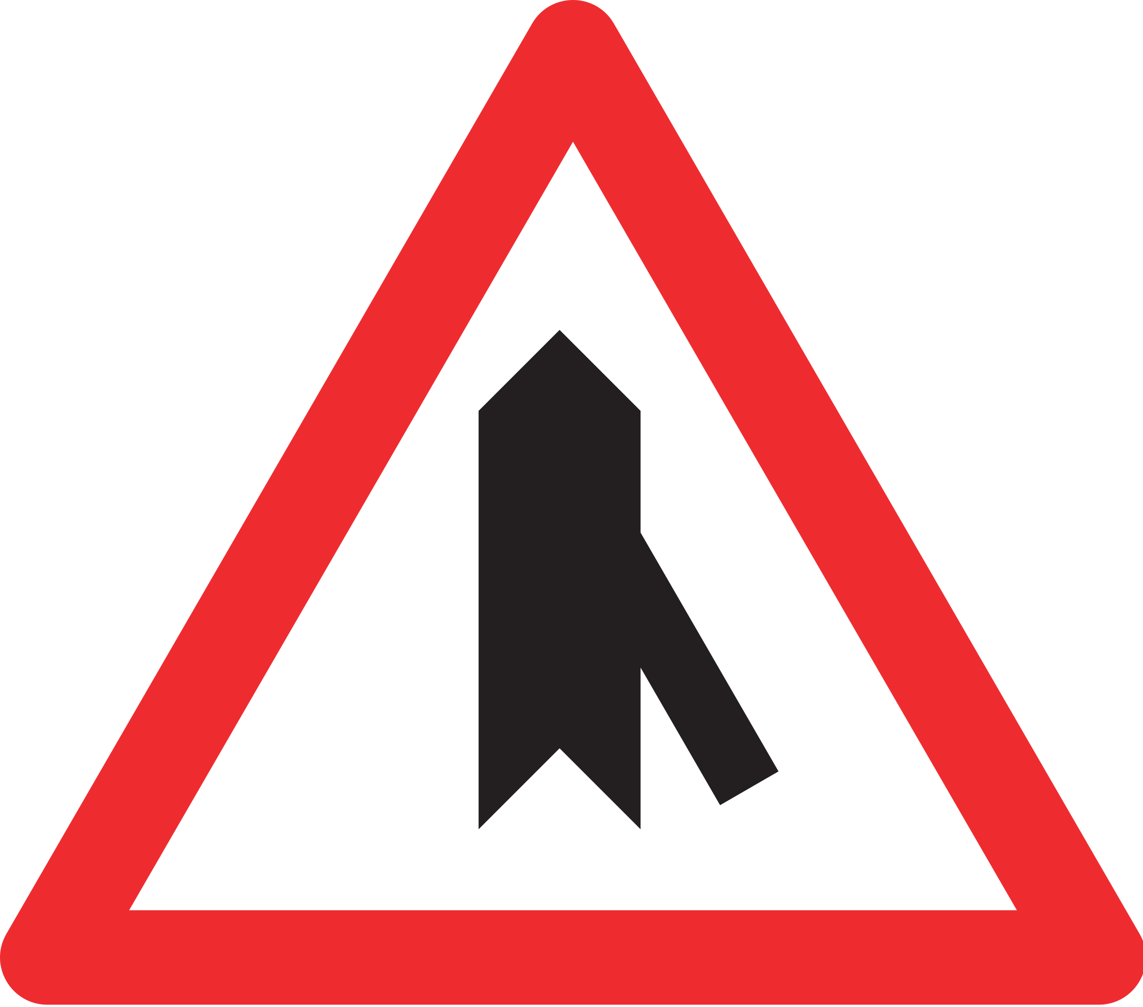 Einfahrt von rechts 74 cm