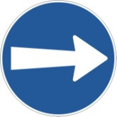 Fahrtrichtung rechts 60 cm