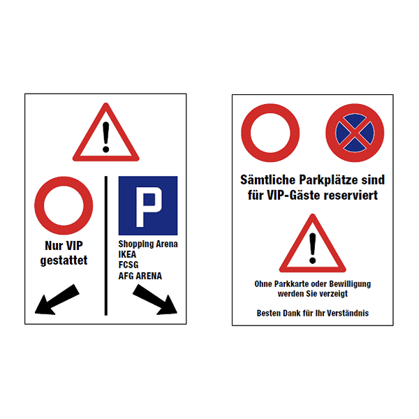 Signaltafel «Gross»