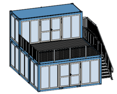 Eventcontainer – Aufbau aus 4 Container