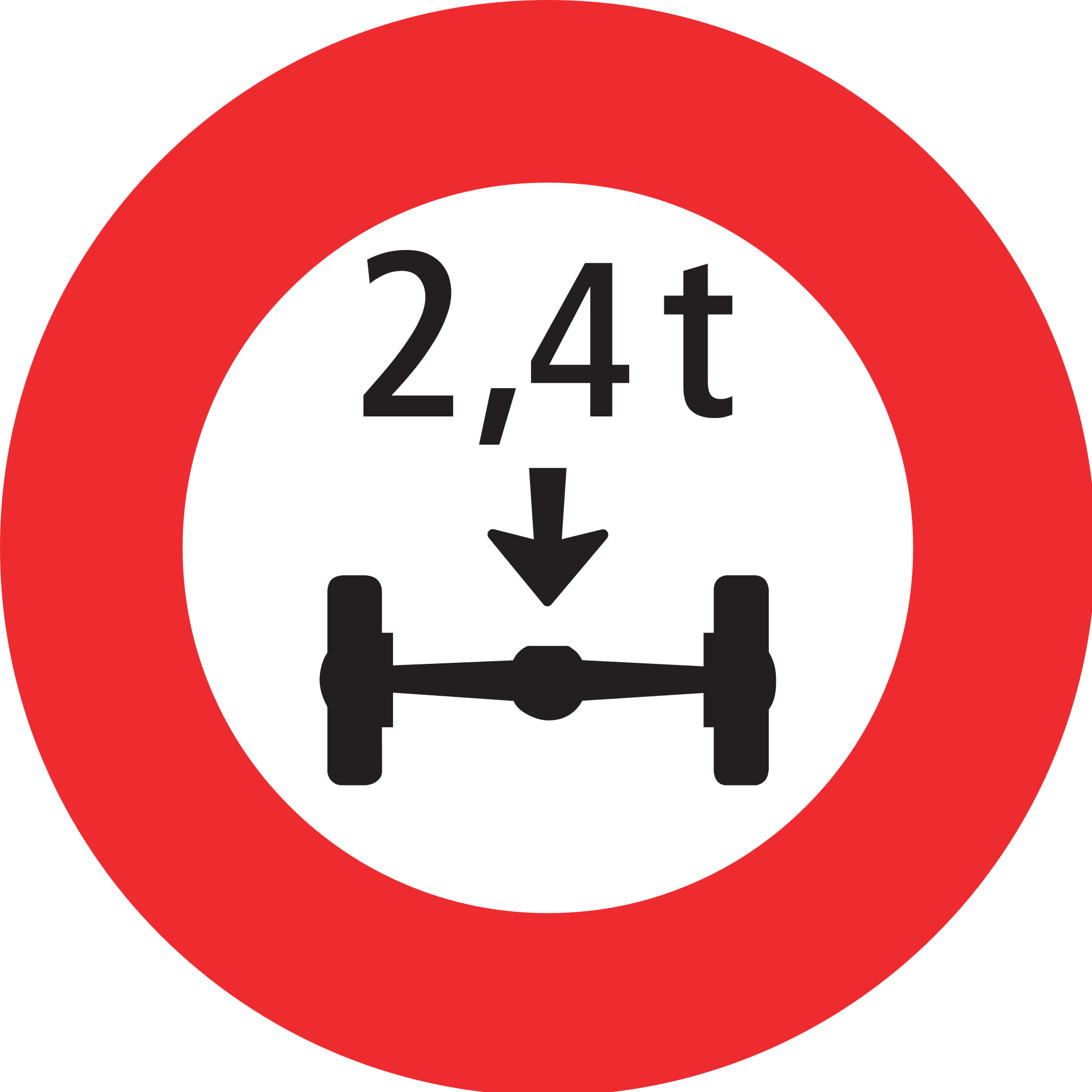 Achsdruck 60 cm