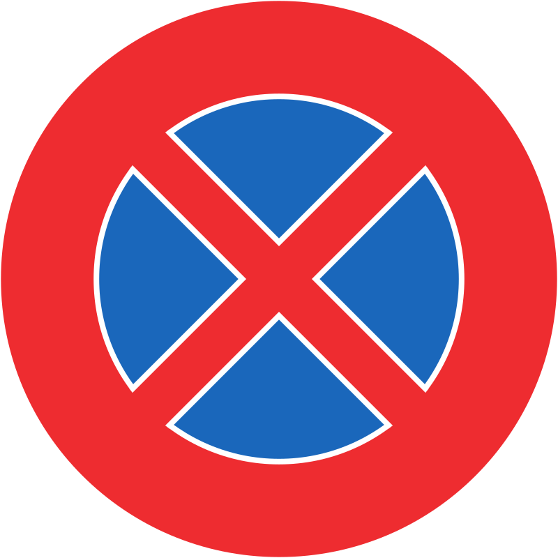 Halten verboten 40 cm