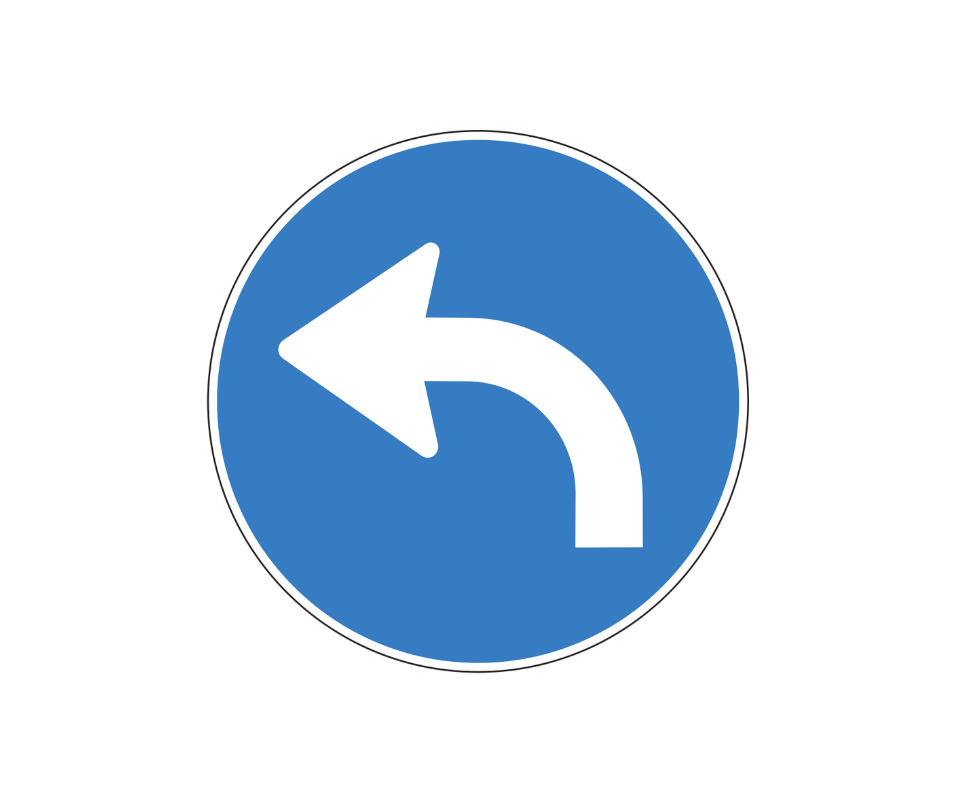 Signal Linksabbiegen