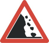 Steinschlag von links 74 cm
