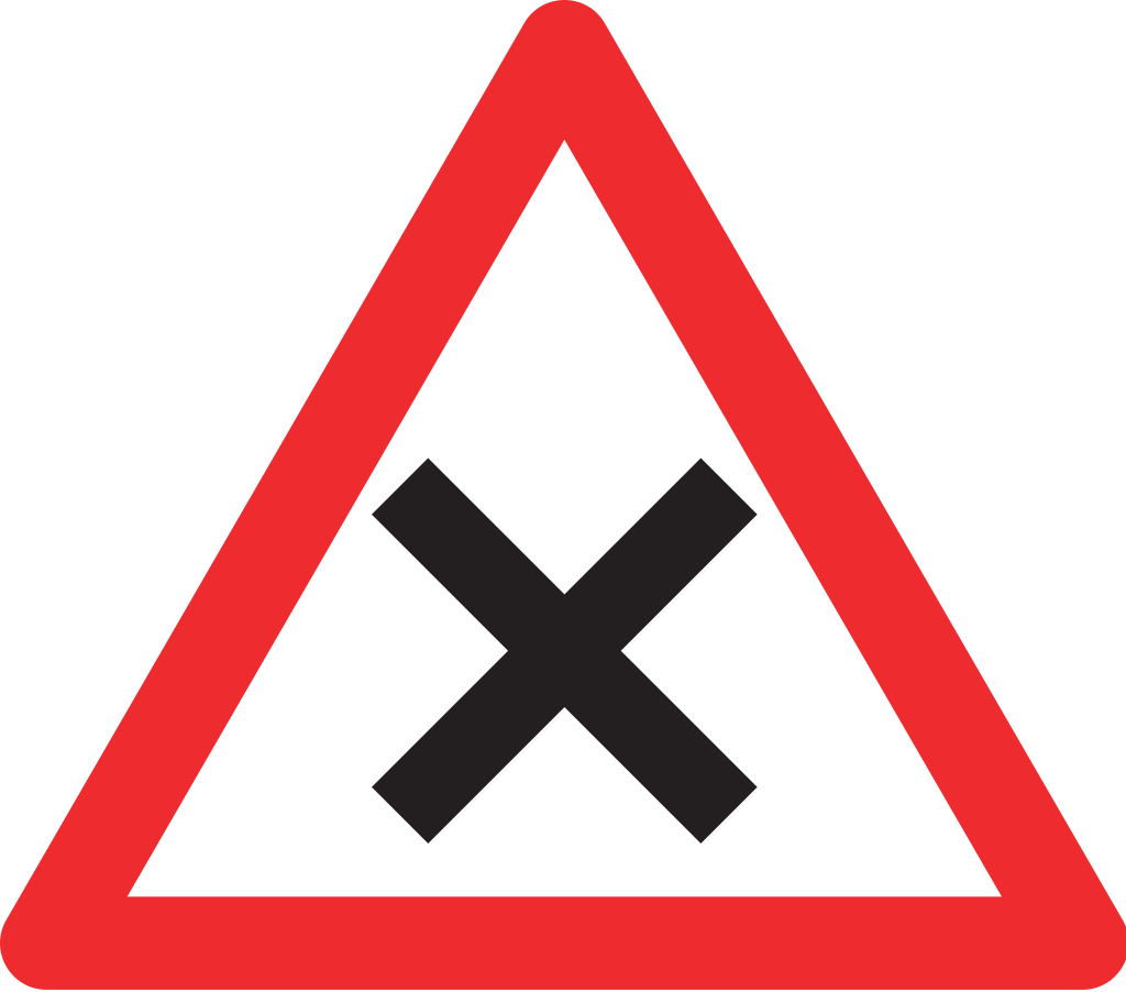 Verzweigung mit Rechtsvortritt 50 cm