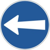 Fahrtrichtung links 60 cm