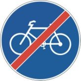 Ende des Radweges 80 cm